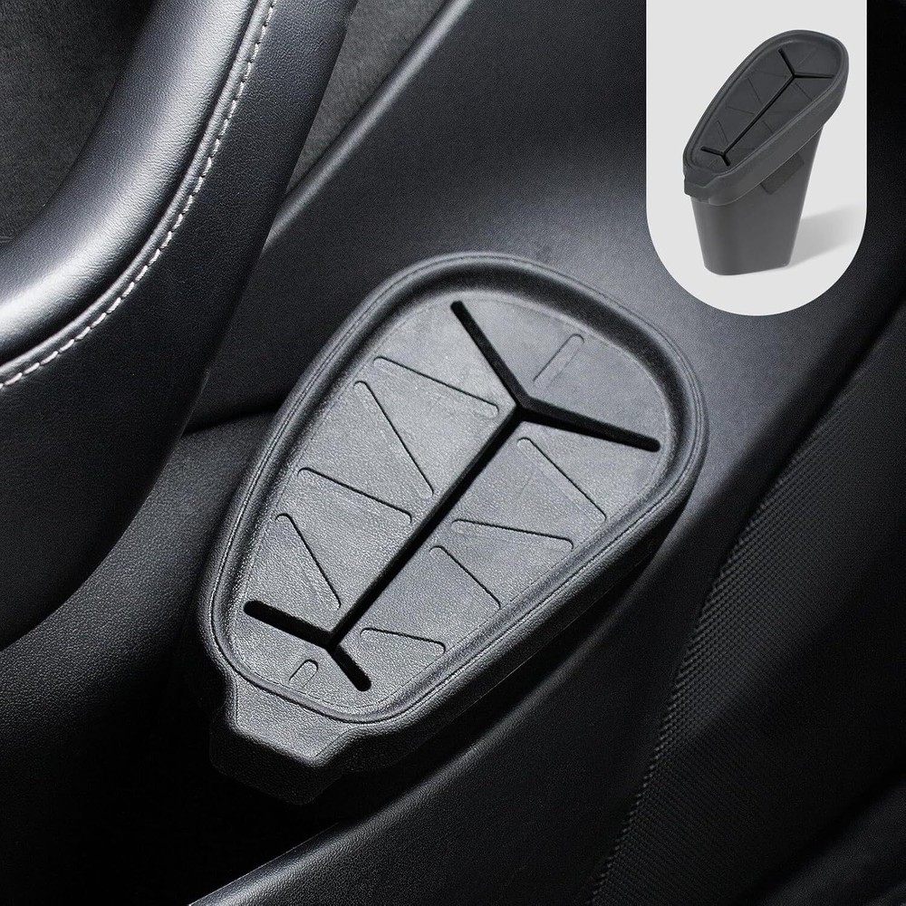 Trash Can for Tesla, Garbage Tesla Model 3 2017-2023, Car Black