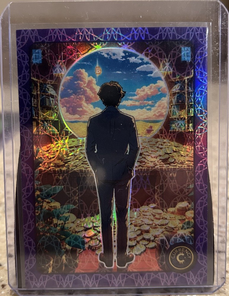 2024 Cardsmiths Currency Series 3 - SATOSHI NAKAMOTO #27 - Amethyst Gem 26/49