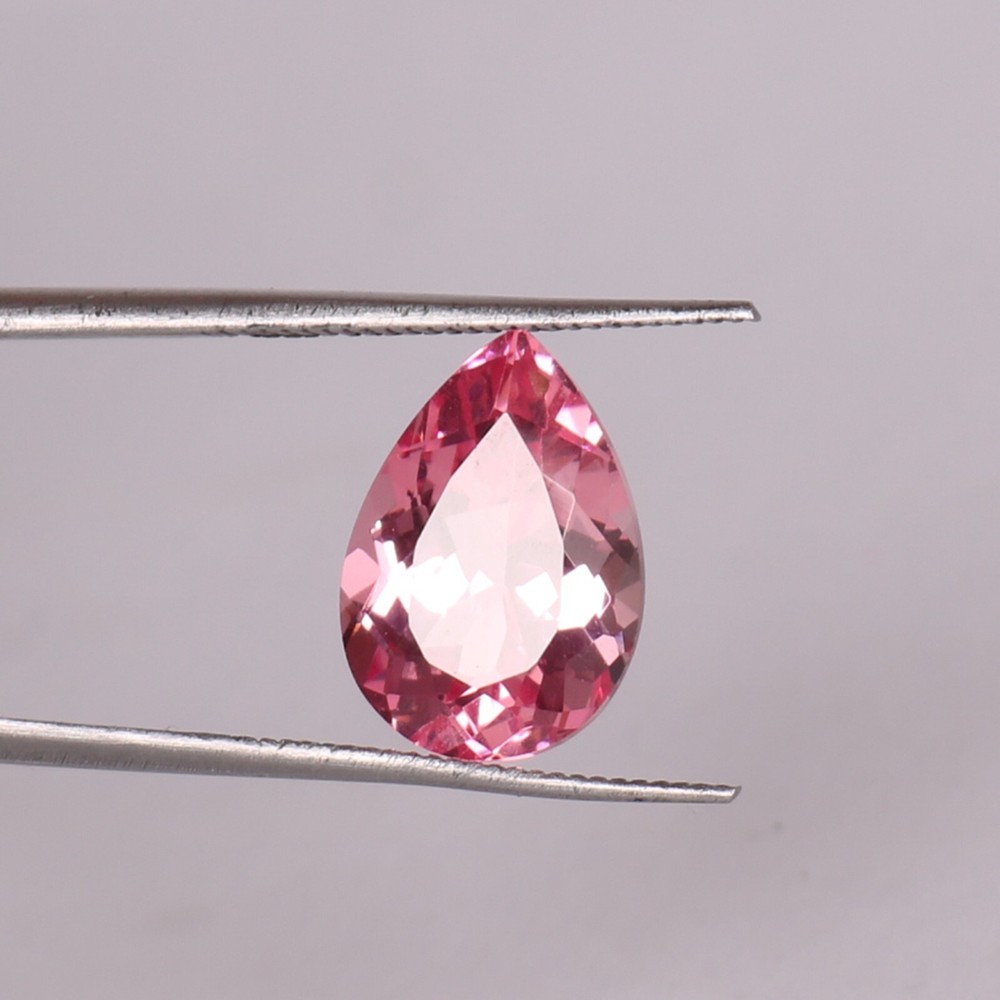 5.85 Ct Certified Natural Ceylon Padparadscha Sapphire Pear Cut Loose Gemstone