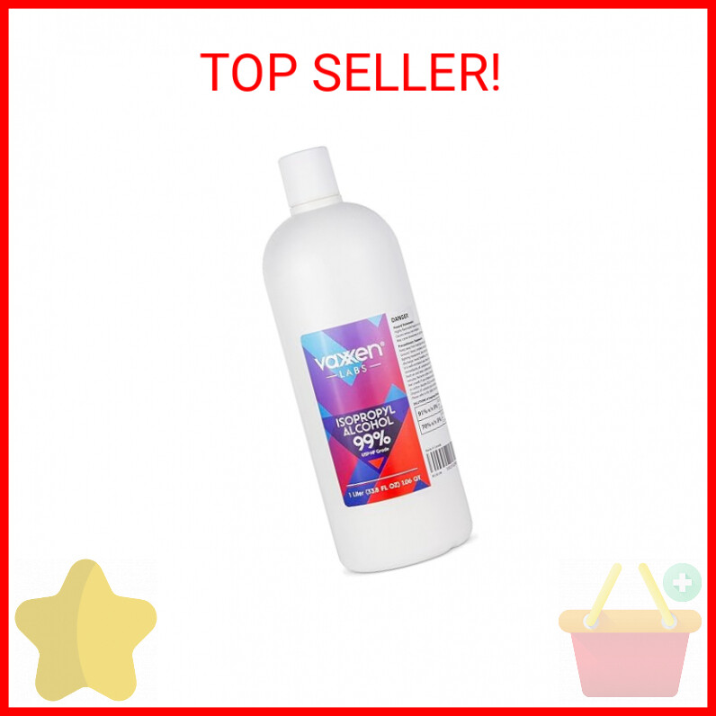 Isopropyl Alcohol 99% (IPA) Made in USA - USP-NF Grade - 99 Percent Concentrated