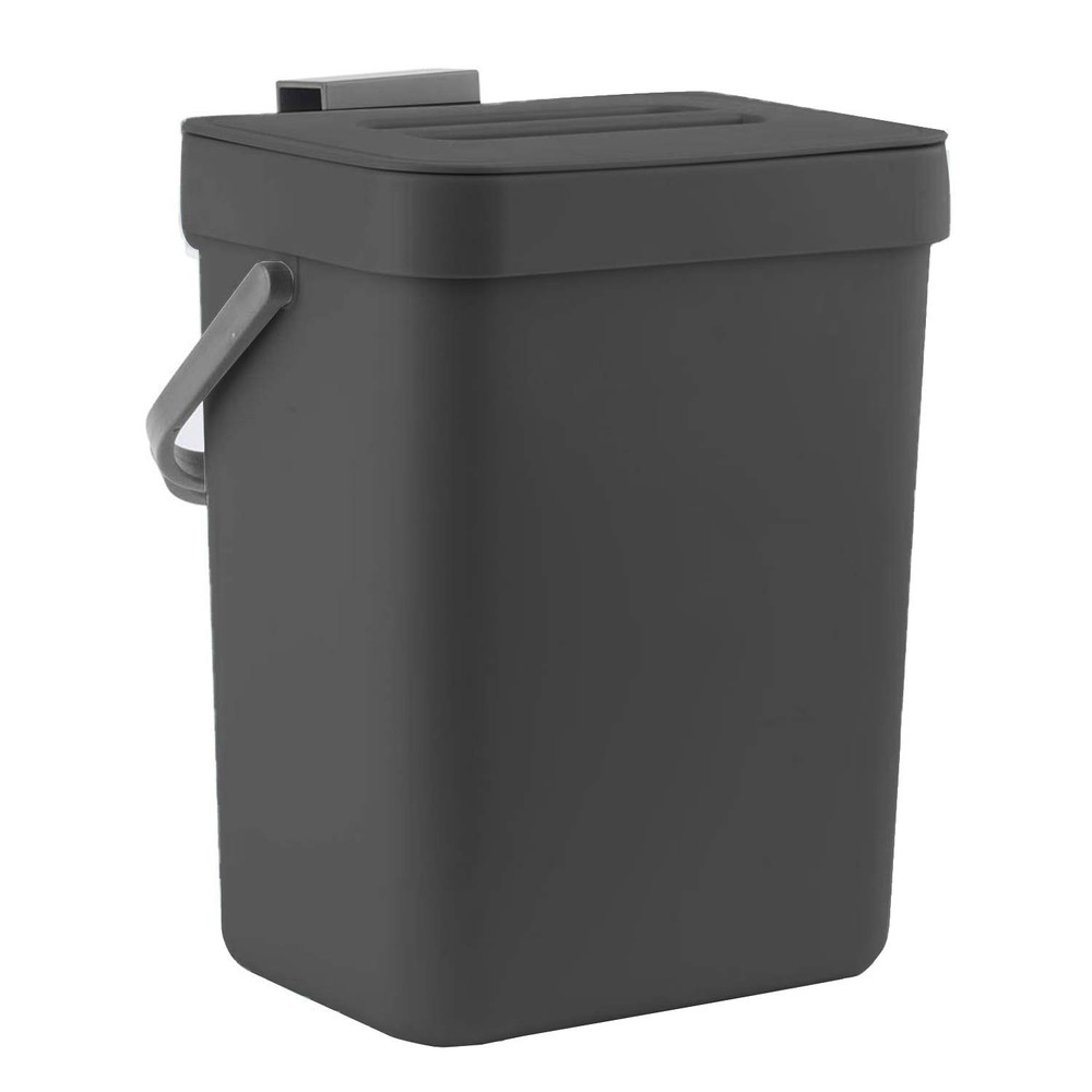 Mini Countertop Trash Can, Compact Waste Basket Garbage Can, Small Trash Bin ...