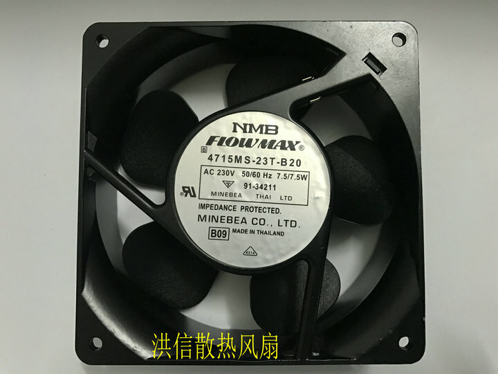 1 PCS    Fan 4715MS-23T-B20 12038 AC 230V 7.5W 12CM 120x120x38mm #A6-4