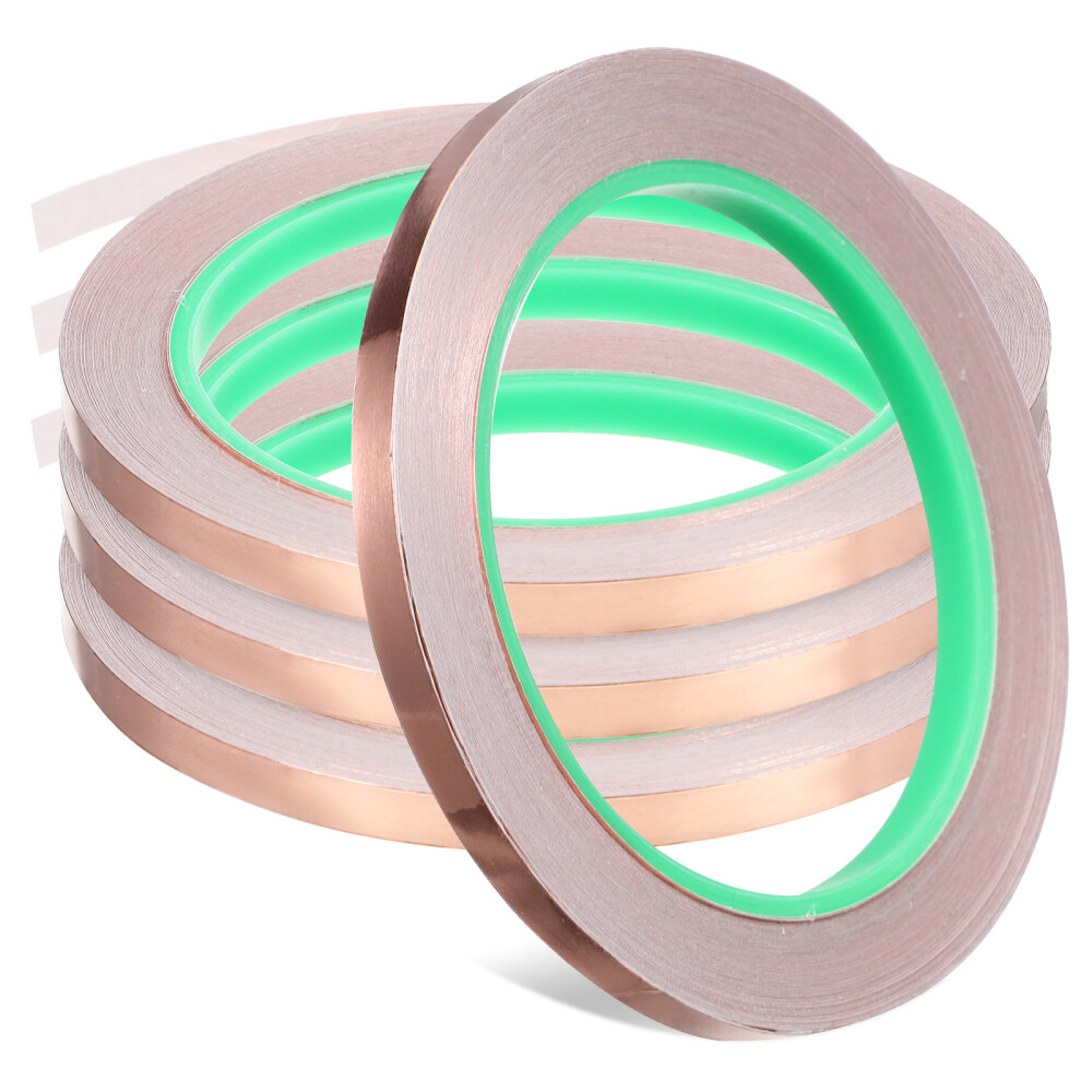 4 Rolls Duct Tape Heavy Duty Two Sided Double Fabric Adhesive 2