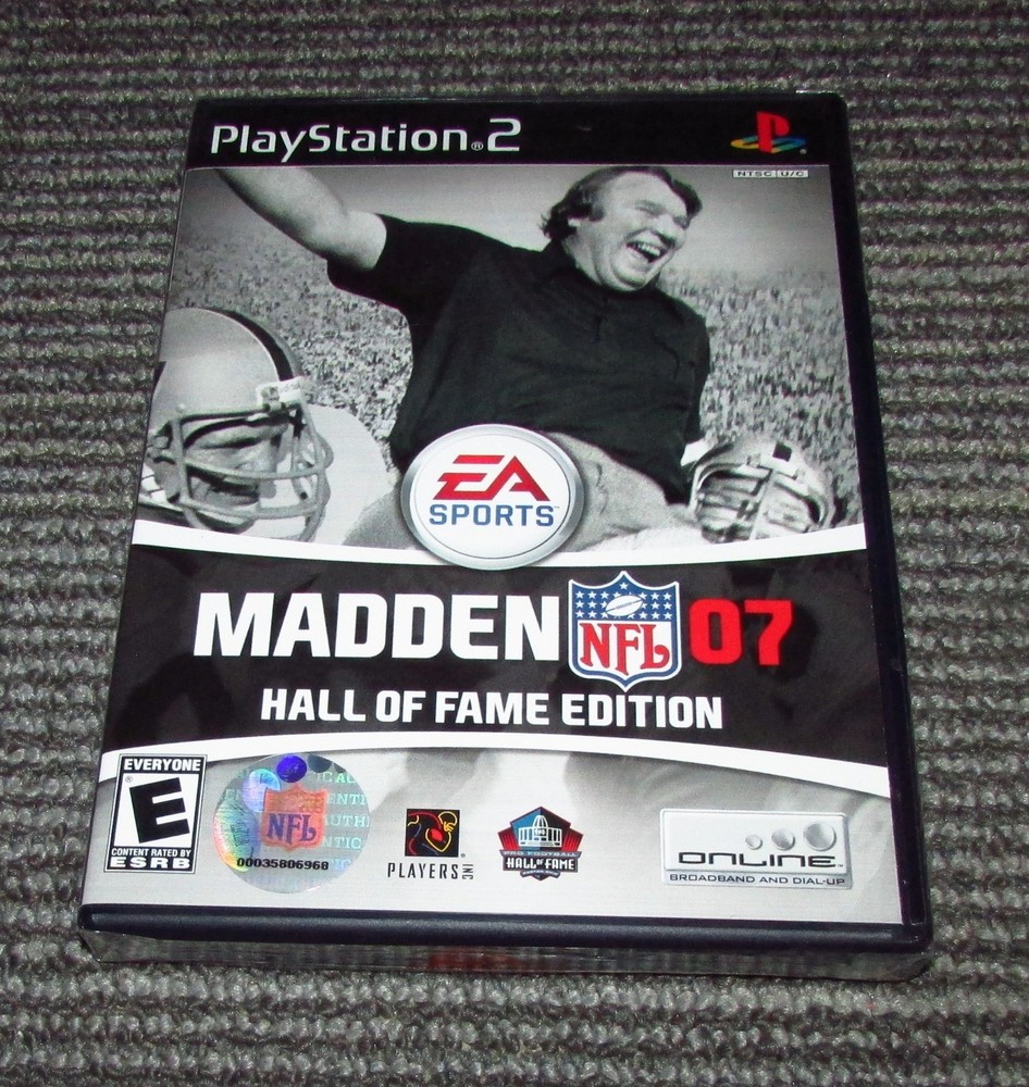 Madden NFL 07: Hall of Fame Edition (Sony PlayStation 2, 2006)
