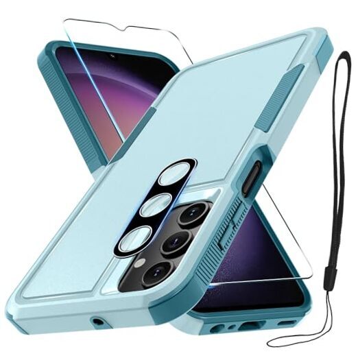 Case for Samsung Galaxy A15 5G, Full Body Heavy for Samsung A15 Mint Green