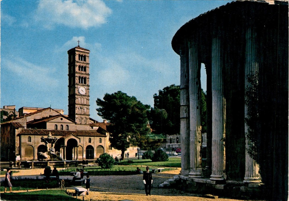 ROMA, Tempio di Vesta, Chiesa S. Maria in Cosmedin, Postcard