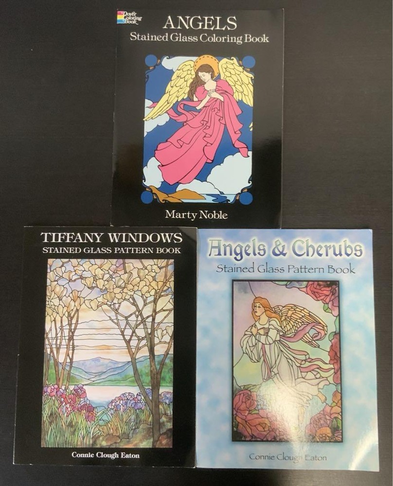 Stained Glass Pattern Book Set Of 3 Together Angel