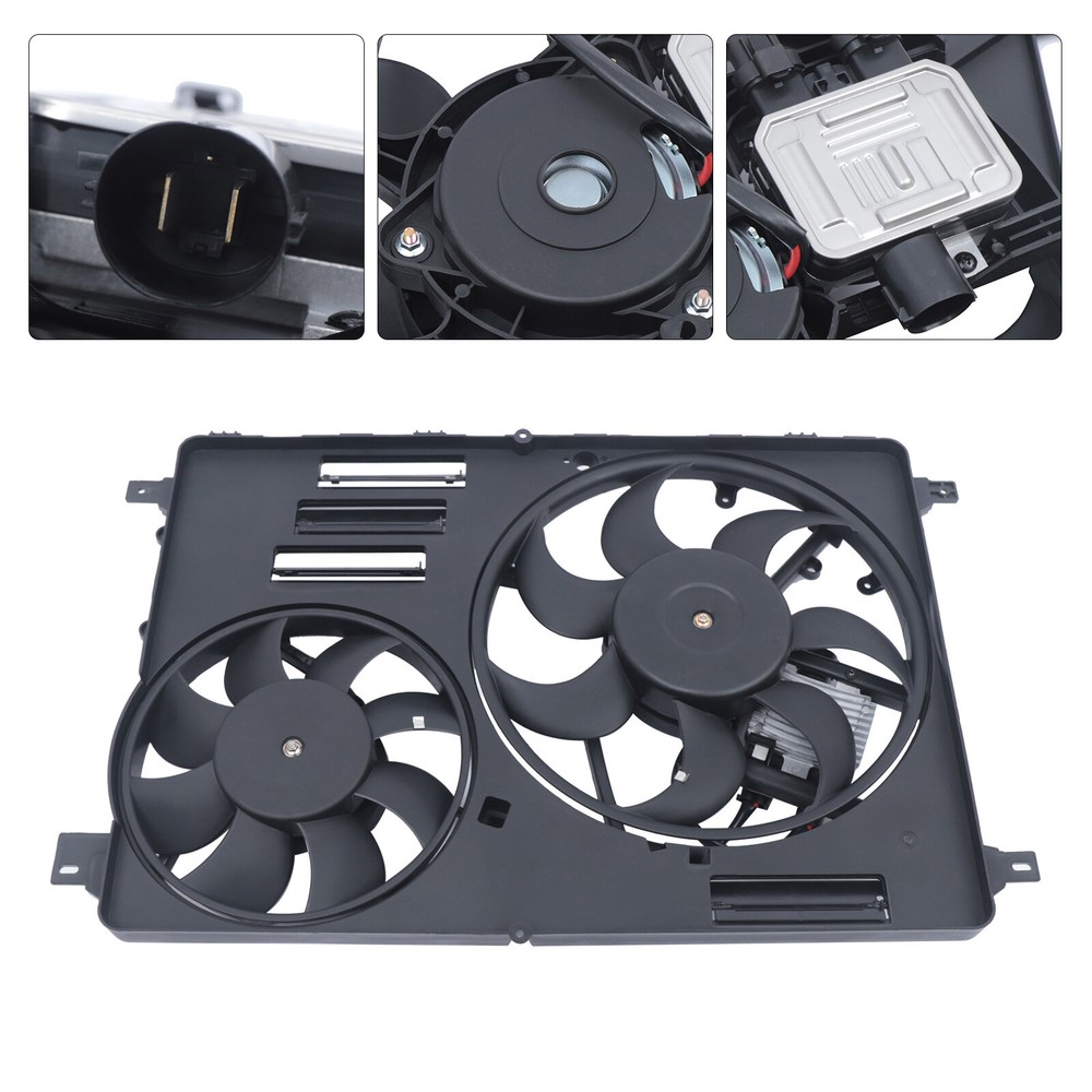 Volvo S80 V60 V70 XC60 XC70 2008-2016 Radiator Condenser Cooling Fan  