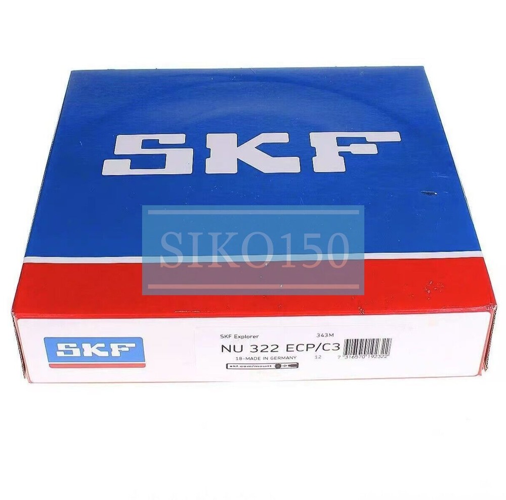 1PC SKF NU 322 ECP/C3 single row cylindrical roller bearing #SK